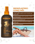 Bebak SPF 20 Etkili Bronzlaştırıcı Yağ