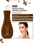 Bebak Etkili Bronzluk Sağlayan Kakao Özlü Bronzlaştırıcı Süt 215 ml