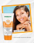 Bebak 50 SPF+ Yüksek Korumalı Nemlendirici Etkili Güneş Kremi 75 ml