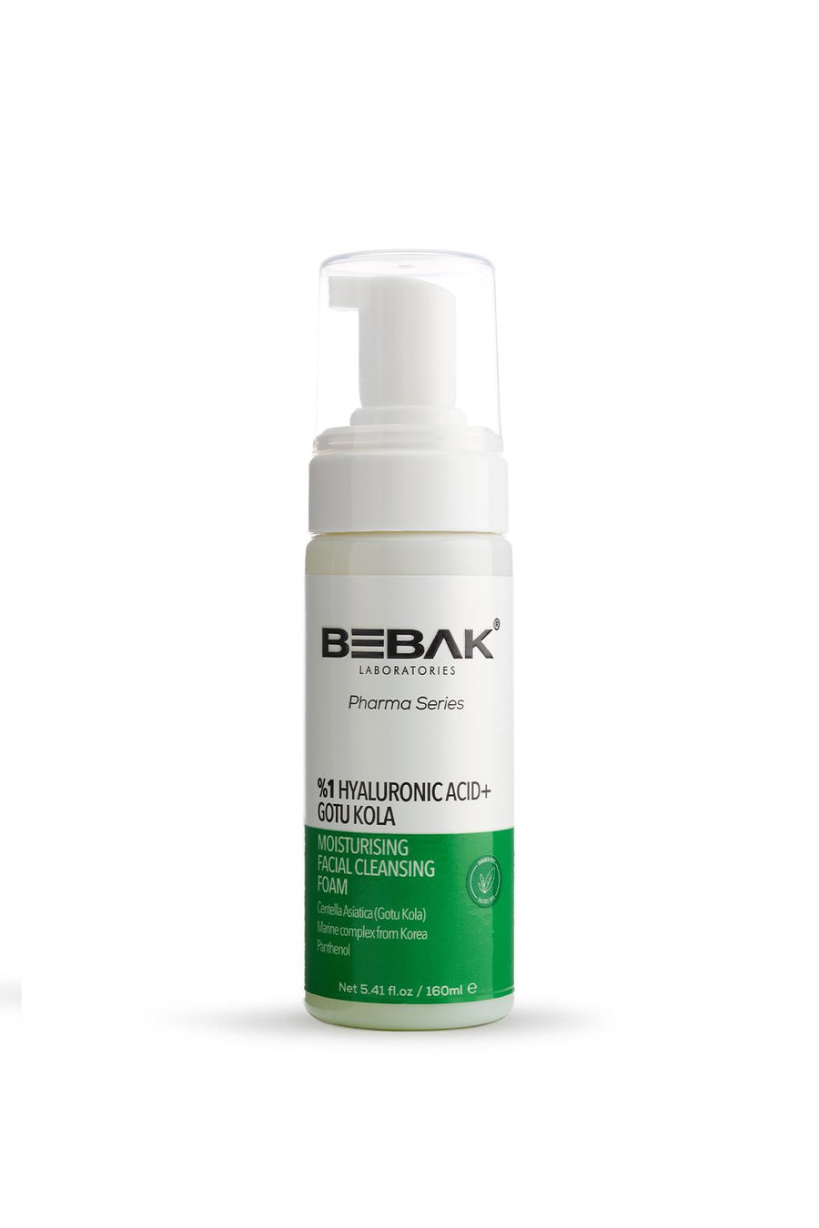 Bebak Pharma - Cilt ve Makyaj Temizleyici, Gözenek Sıkılaştırıcı, Nemlendirici Yüz Temizleme Köpüğü 160 ml